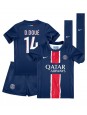 Paris Saint-Germain Desire Doue #14 Heimtrikotsatz für Kinder 2024-25 Kurzarm (+ Kurze Hosen)